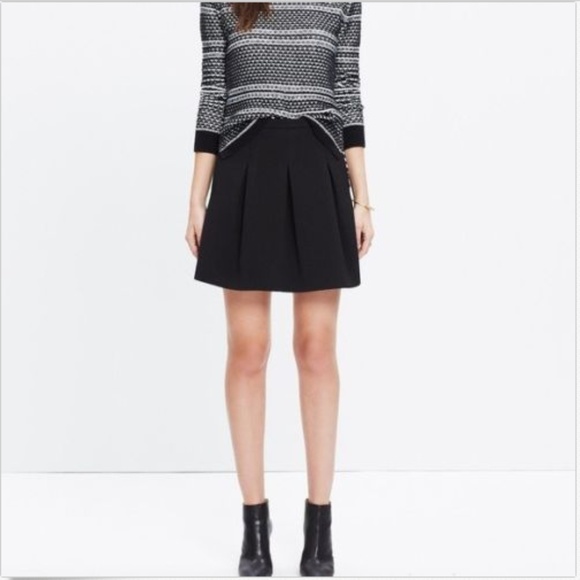 Madewell Dresses & Skirts - Madewell Womens A-Line Full Pleated Mini Skirt P2